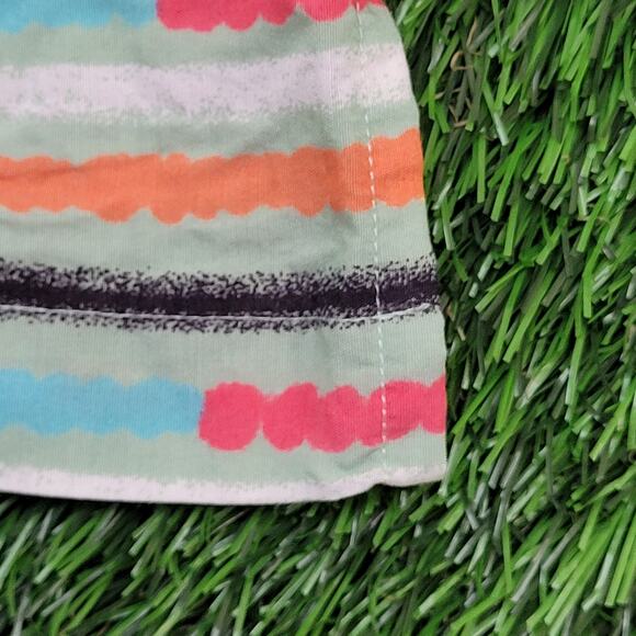 DOCKERS Colorful Stripes Button Shirt Large 24x29 Baggy - Picture 11 of 12